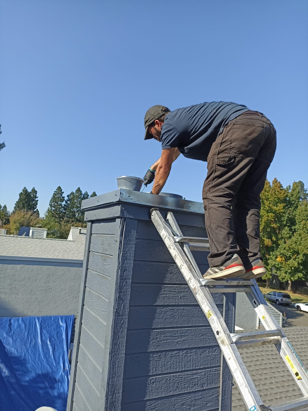 Chimney Rain Cap installation and in Repair Sacramento CA